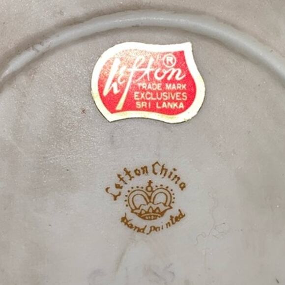 Vntge Lefton Hand-Painted Porcelain Church Snow Tree Fence Tea light candeholder - Picture 5 of 5